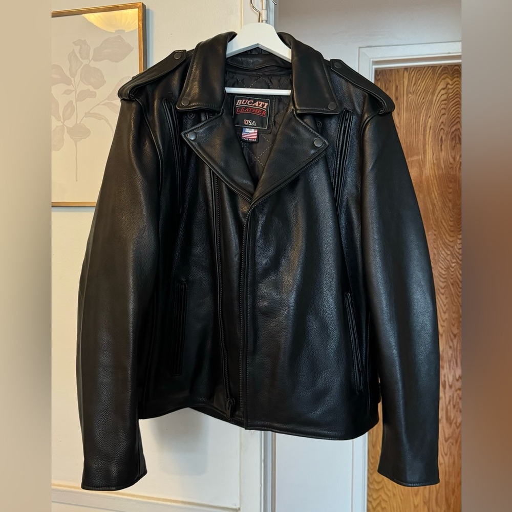 Vintage leather bicker jacket